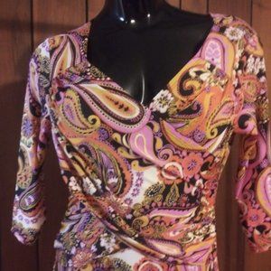 Bslim Paisley print dress size Petite